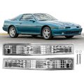 Usr 89-92 A70 Turn Signal Light A Bumper Lamps Left Right Set For 1989-1992 Toyota Supra Mark 3 Ma70 Iii Ga70 All Models Turbo 