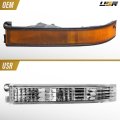 Clear Lens Front Bumper Turn Signal Light Set For 1989 To 1992 Toyota Supra Mark 3 A70 Ma70 Ga70 Turbo Left And Right Pair
