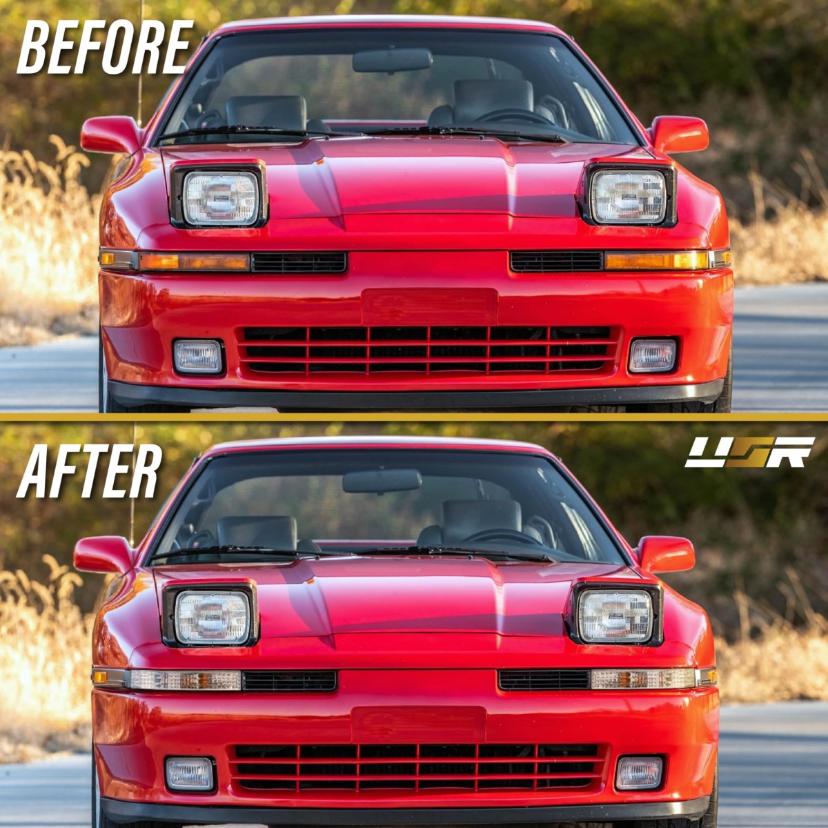 Clear Lens Front Bumper Turn Signal Light Set For 1989 To 1992 Toyota Supra Mark 3 A70 Ma70 Ga70 Turbo Left And Right Pair