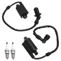 2 Set Am120732 Ignition Coil And Spark Plug Kit Replacement For Kawski Fd440v Fd501d Fd501v Fd590v Fd611v Fd620d Fd661d Engine 
