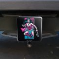 Wonder Woman 80th Pop Tow Trailer Hitch Cover Plug Insert For 1 25 In Receivers Durable Black Abs Plastic With Uv Resistant