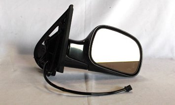 Passenger Side Right Door Mirror For 2001 To 2007 Chrysler Caravan Voyager Town And Country Black Convex Glass Non Heated