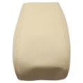 Leather Center Console Lid Armrest Cover Beige For Honda Accord 2003 2007 And Acura Tsx 2004 2008 Microfiber Vehicle Specific