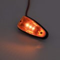 Tdpro 4x 12v Motorcycle Turn Signal Lights Blinker Indicator Led Amber Lens