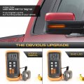 Amber Led Strip For 2009-2014 Ford F150 Amber Lens Side Mirror Marker Turn Signal Light Blinker Lamp Assembly Replacement Pair