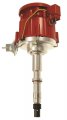 Jegs Hei Distributor For 1967-1991 Amc Jeep 290 304 343 360 390 401 V8 Engines Vacuum Advance Red Cap With Male Brass Terminals 