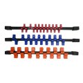 Usonline9 Premium 3pc Socket Organizer 1 4 3 8 1 2 Mountable Sliding Holder Rail Tool Storage