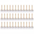 Uxcell 36pcs 6 3 Paint Brush 2 Width Soft Nylon Bristle With Wood Handle For Wall Cabinets Fences White