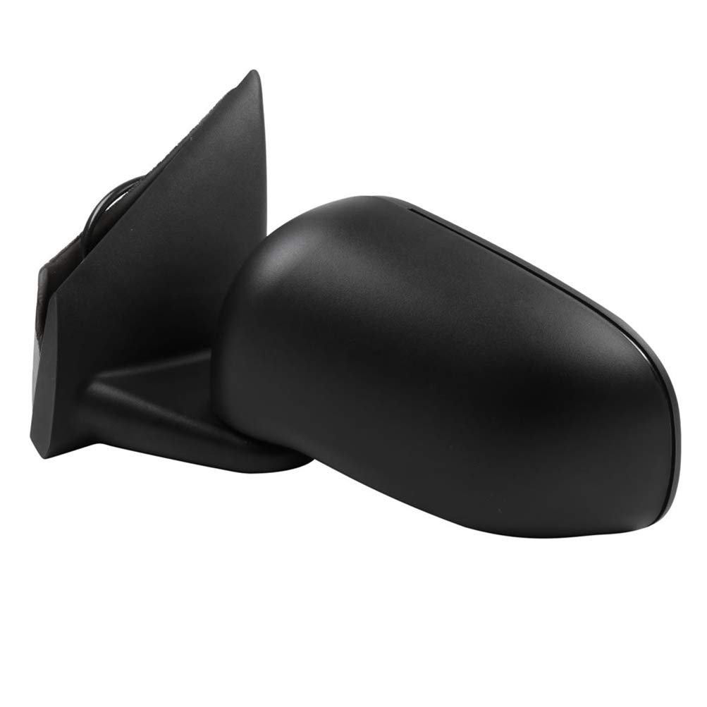 Black Driver Side And Passenger View Mirror Textured With Power Adjustment Manual Folding Heated Compatible For 2004-2009 Dodge