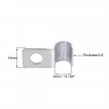 Uxcell 15 64 Emt One Hole Strap Pipe Zinc-plated Steel Reinforced Rib For Fixing On Various Surfaces 20pcs