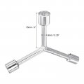 Uxcell Y Type 3 Way Hex Socket Wrench 10mm 12mm 14mm Combination Repair Spanner Tool 3-inch