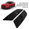 1 Pair Scoop Bonnet Vent Hood Cover Trim Engine Air Front Decoration Replacement For 2015 To 2017
