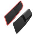1 Pair Scoop Bonnet Vent Hood Cover Trim Engine Air Front Decoration Replacement For 2015 To 2017