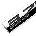 Chrome Finish Metal Emblem 3 7l Badge Black Letter