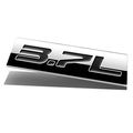 Chrome Finish Metal Emblem 3 7l Badge Black Letter