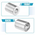 Uxcell 8pcs Car Aluminum Cylindrical Air Conditioner Pipe Joint Fitting Sleeve 14mm 24mm Hole Dia