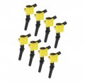 Accel 140032-8 Ignition Coil Supercoil 1998-2008 Ford 4 6l 5 4l 6 8l 2-valve Modular Engines Yellow 8-pack 