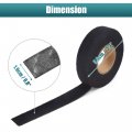Uxcell 3 3inch Dia Self Adhesive Thick Flannel Felt Tape Roll For Automotive Harness Insulation Heat Resistant