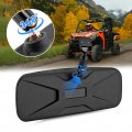 Center Rear View Convex Mirror For 2017 2023 Polaris Ranger 500 570 900 1000 Xp With Factory Drop Down Mounting Tab Wide Angle