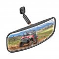 Wsays Ranger Center Rear View Convex Mirror For 2017-2023 Polaris 500 570 900 1000 Xp With Factory Present Drop Down Mounting 