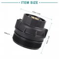 Acropix Car Oil Engine Filter Housing Cap Cover Replacement Fit For Toyota Rav4 Black
