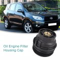 Acropix Car Oil Engine Filter Housing Cap Cover Replacement Fit For Toyota Rav4 Black