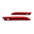 Rear Bumper Reflectors Pair For Honda Cr-v 2012 2013 2014 Red Lens Capa Certified Replacement Ho1184103c Ho1185103c 