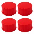 4 Pcs Replacement Solid Base Gas Can Caps With Coarse Thread For Storage And Transportation