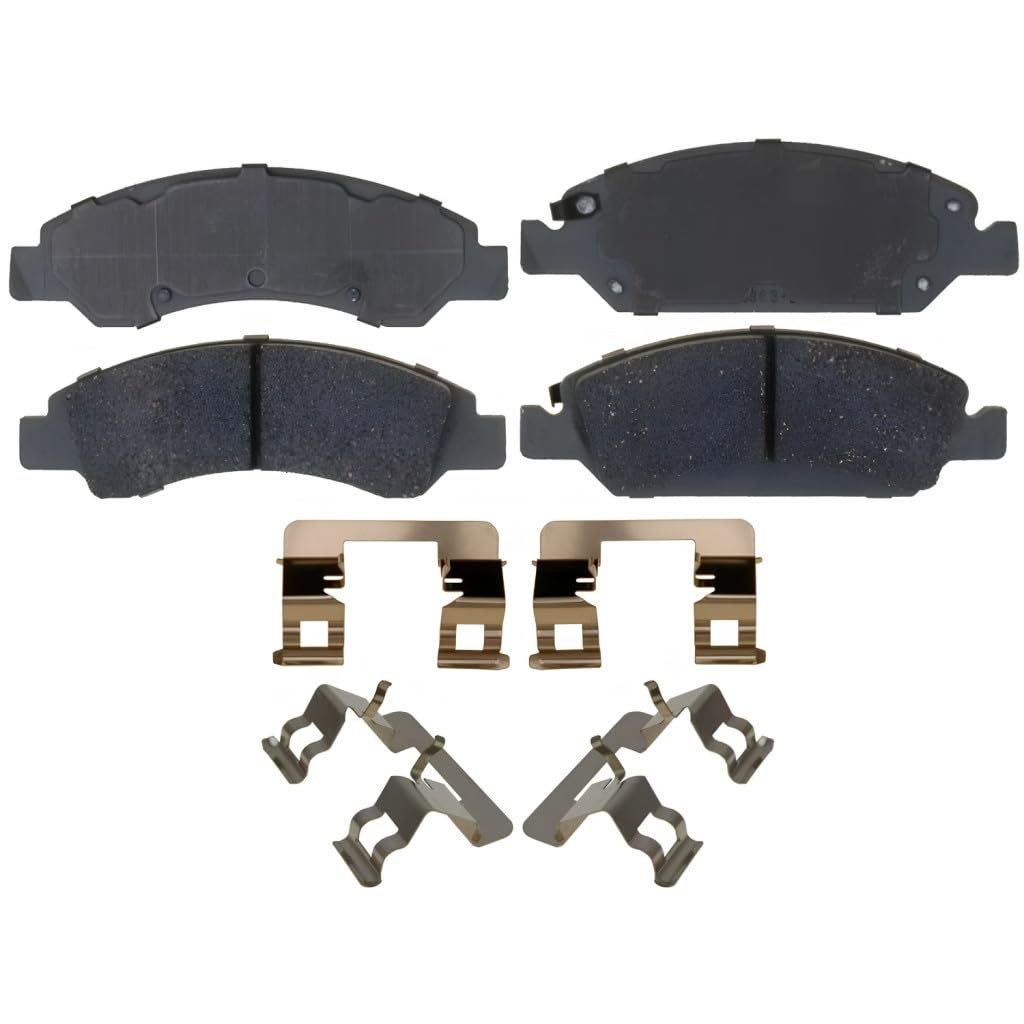 Front Brake Pad Set For Chevy Express 1500 And 2500 2014 Ceramic Friction Material Silver Classification Replacement 19286282