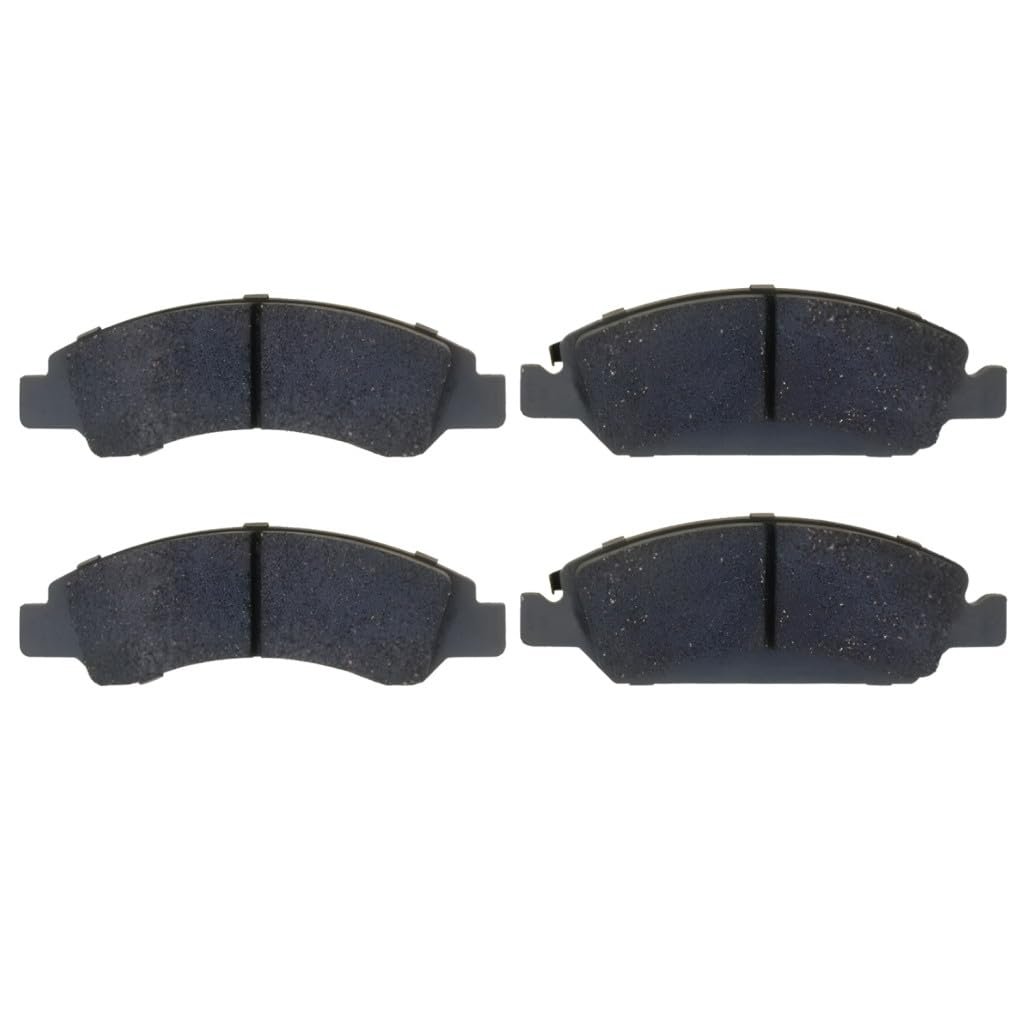 Front Brake Pad Set For Chevy Express 1500 And 2500 2014 Ceramic Friction Material Silver Classification Replacement 19286282