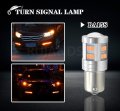 Ruiandsion 2pcs 1156 Led Bulbs 7506 Ba15s P21w Base 9-30v 3030 20smd Chipset Yellow Amber Replacement Bulb For Reverse Turn