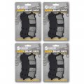 Niche Brake Pad Set For Honda Goldwing 1800 F6b 06455-mkc-a01 Front Semi-metallic 4 Pack