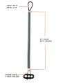 Torque 15ft 3 In 1 Abs Air Power Line Hose Wrap 7 Way Electrical Cable With Handle Grip 25 Tender Spring For Semi Truck Trailer