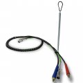 Torque 15ft 3 In 1 Abs Air Power Line Hose Wrap 7 Way Electrical Cable With Handle Grip 25 Tender Spring For Semi Truck Trailer 