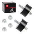 2x Engine Motor Mount Compatible With Polaris Sportsman Scrambler 335 400 450 500