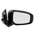 Door Mirror Passenger Side For Mitsubishi Mirage 2014 To 2022 Replacement Mi1321149 And 7632b280 Black Standard Style Right 