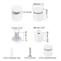 12 Pcs X 1 Standoff Screws Stainless Steel Wall Mount Sign Mounting Hardware Kit With 14pcs For Hanging Acrylic Glass Signs
