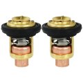 Thermostat 6h3-12411-11-00 For Yamaha 150hp Stroke Outboard Engines 2 Pack High Precision Temperature Control Replacement Parts 