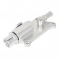 Upper Radiator Coolant Housing Straight Inlet Replacement For K20z3 K24 W Straight Elbow Filler Fitting Neck Hose Silver 