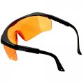 Hqrp Orange Tint Protection Eyewear Lightweight Safety Glasses For Shooting Range Gun Airsoft Nerf Guns Racquetball Sun Meter