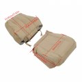 Labwork Front Driver Side Bottom And Top Lean Back Tan Artificial Leather Seat Cover Replacement For Expedition 2007-2014