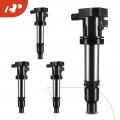 A-premium Ignition Coils Pack Replacement For Buick Lucerne 2007-2011 Cadillac Dts Srx Sts Xlr 4l 4 6l 4-pc Set