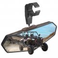 Utv Rear View Mirror Sxs Center Fits For 1 6 -2 Roll Bar Cages Polaris Rzr Can-am X3 Maverick Yamaha Kawasaki Honda And Pioneer 