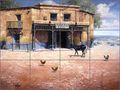 Southwest Tile Mural Backsplash By Mercado Jack Sorenson Kitchen Shower Bathroom 17 X 12 75 4 25 Tiles 
