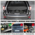 X Autohaux Retractable Cargo Cover For Jeep Grand Cherokee 2011-2021 Waterproof Non Slip Suv Rear Trunk Shielding Shade Black