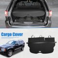 Retractable Cargo Cover For Jeep Grand Cherokee 2011-2021 Waterproof Non Slip Suv Rear Trunk Shielding Shade Black
