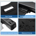 X Autohaux Retractable Cargo Cover For Jeep Grand Cherokee 2011-2021 Waterproof Non Slip Suv Rear Trunk Shielding Shade Black