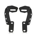 Hood Ditch Side Led Light Mount Brackets Pods For Toyota 4runner 2009 2022 And Tundra 2007 2021 Q235 Steel Powder Coated Black 
