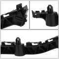 Ch1043101 Front Bumper Cover Stiffener Bracket For Chrysler 200 2011 2014 Passenger Right Side Polished Black Plastic