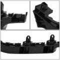 Ch1043101 Front Bumper Cover Stiffener Bracket For Chrysler 200 2011 2014 Passenger Right Side Polished Black Plastic